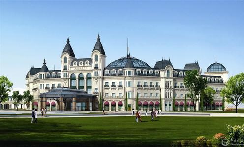 青島海泉灣溫泉酒店設(shè)計效果圖