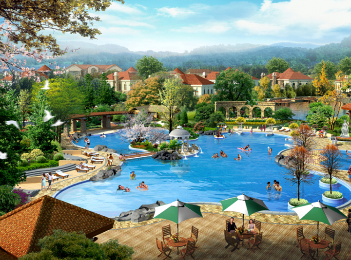 溫泉度假村的規(guī)劃設(shè)計丹東北國之春溫泉度假村