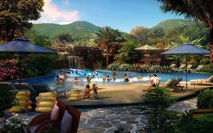 錦繡香江溫泉城溫泉設計圖