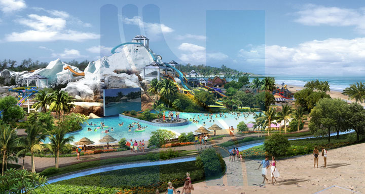 ?；◢u水上樂(lè)園海嘯狂歡區(qū)效果圖