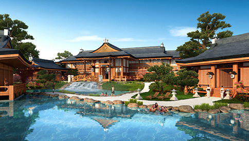 ?；◢u五國溫泉城日式溫泉設(shè)計