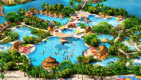 海花島五國溫泉城中心溫泉設(shè)計